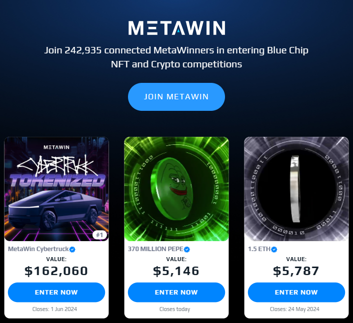 competitions on metawin example